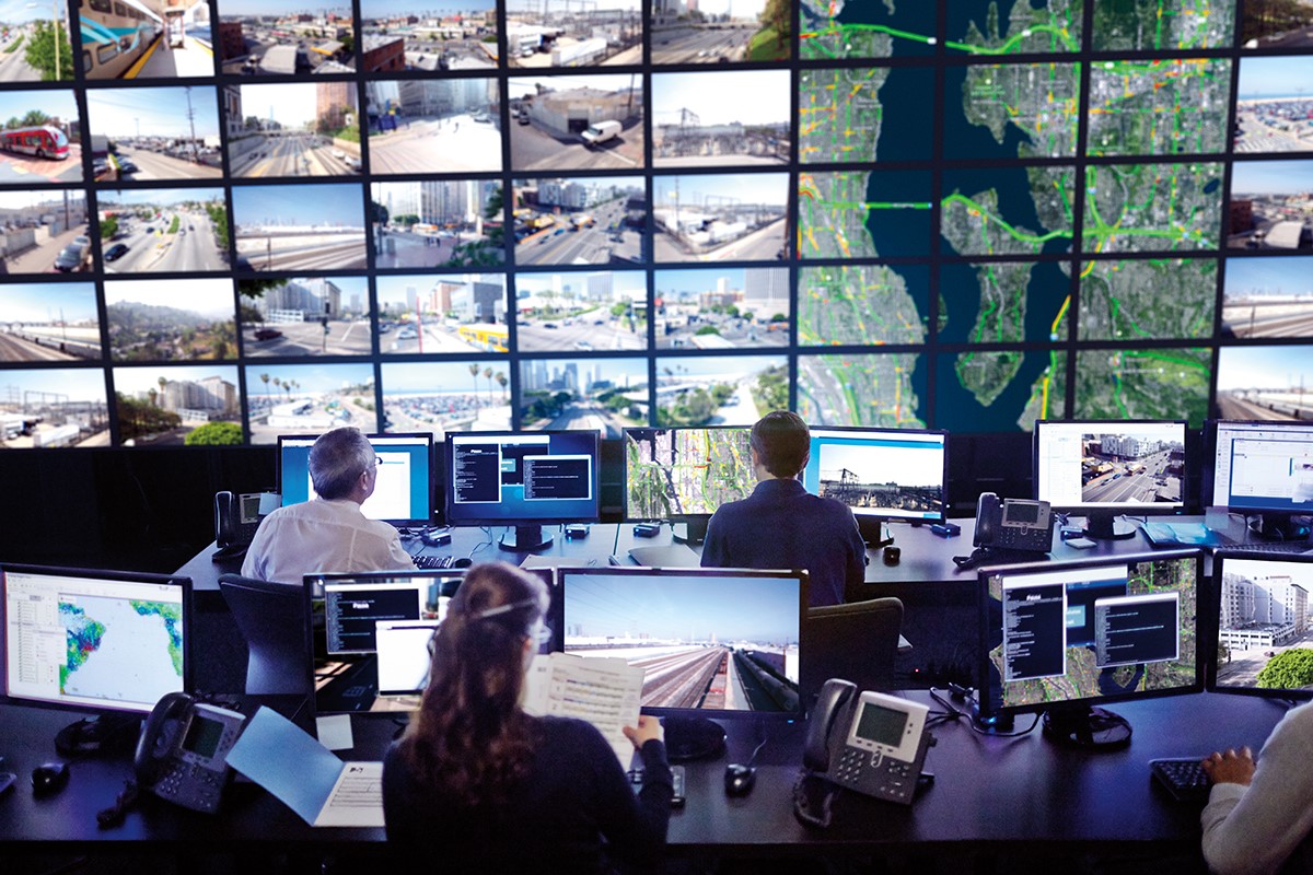 intel Intel traffic control room