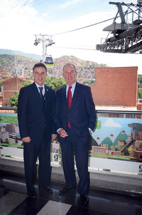 C40 President, Michael Bloomberg, visited the Mayor during the World Urban forum