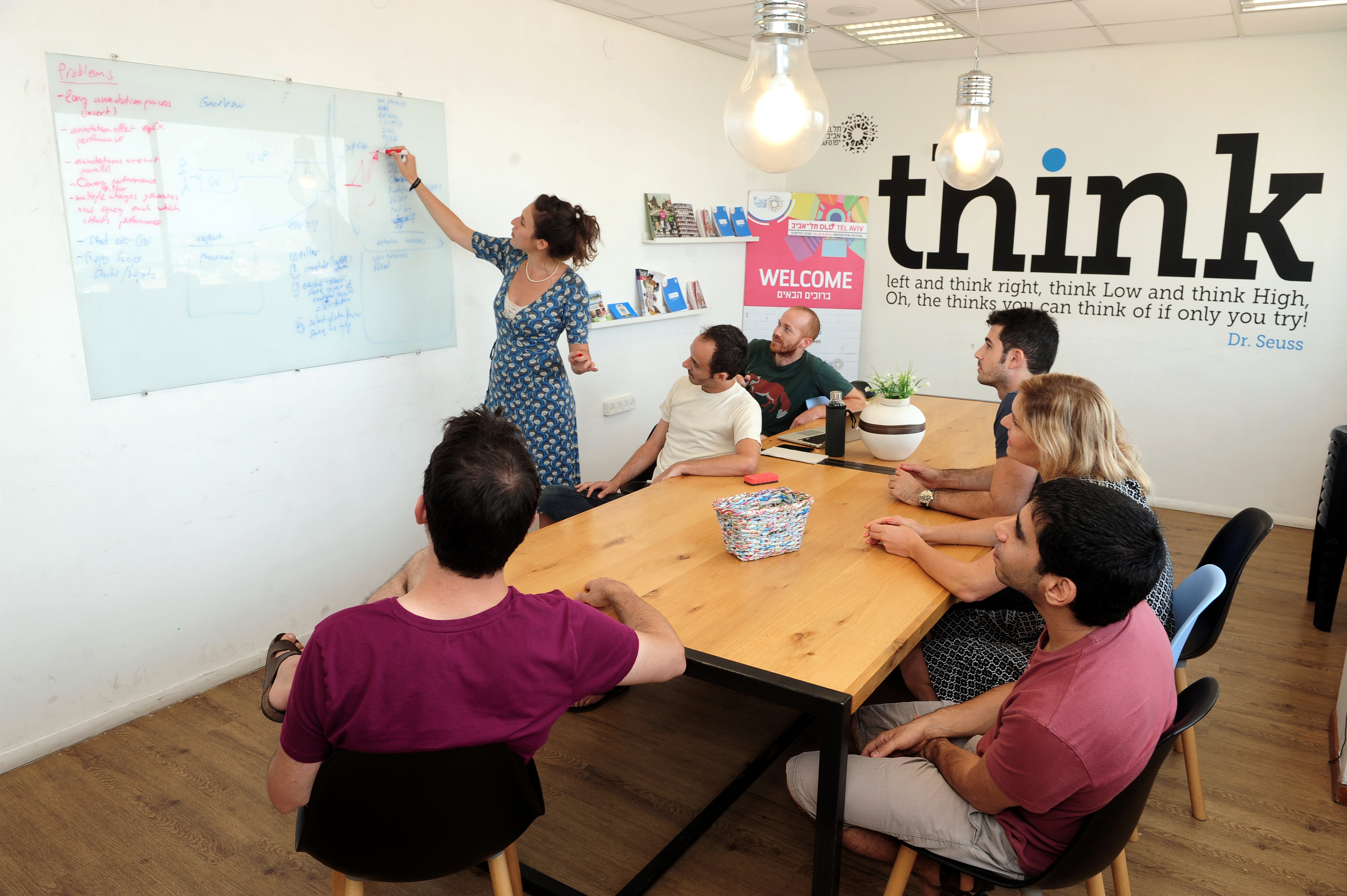 The municipality provides a startup lab in the city library and another in the north of Tel Aviv, and more than 50 co-working spaces across the city