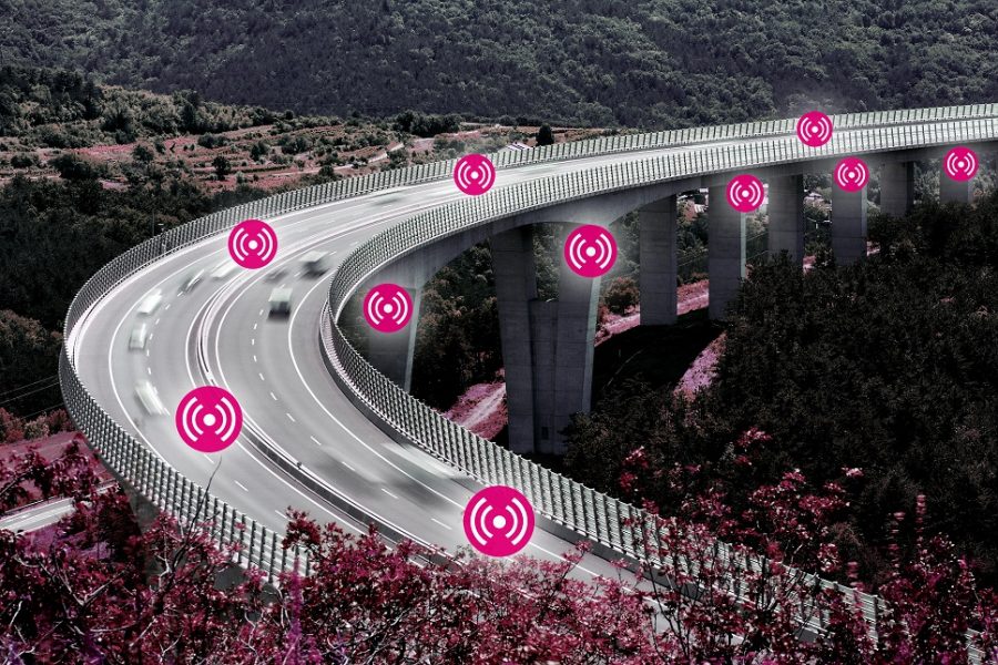 Smart concrete for bridges, highways and other public infrastructure ...