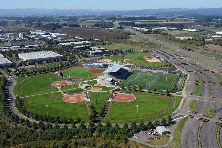 Gordon Faber Recreation Complex Image: The system will help to power lighting, EV charging stations and concessions at Hillsboro’s Gordon Faber Recreation Complex