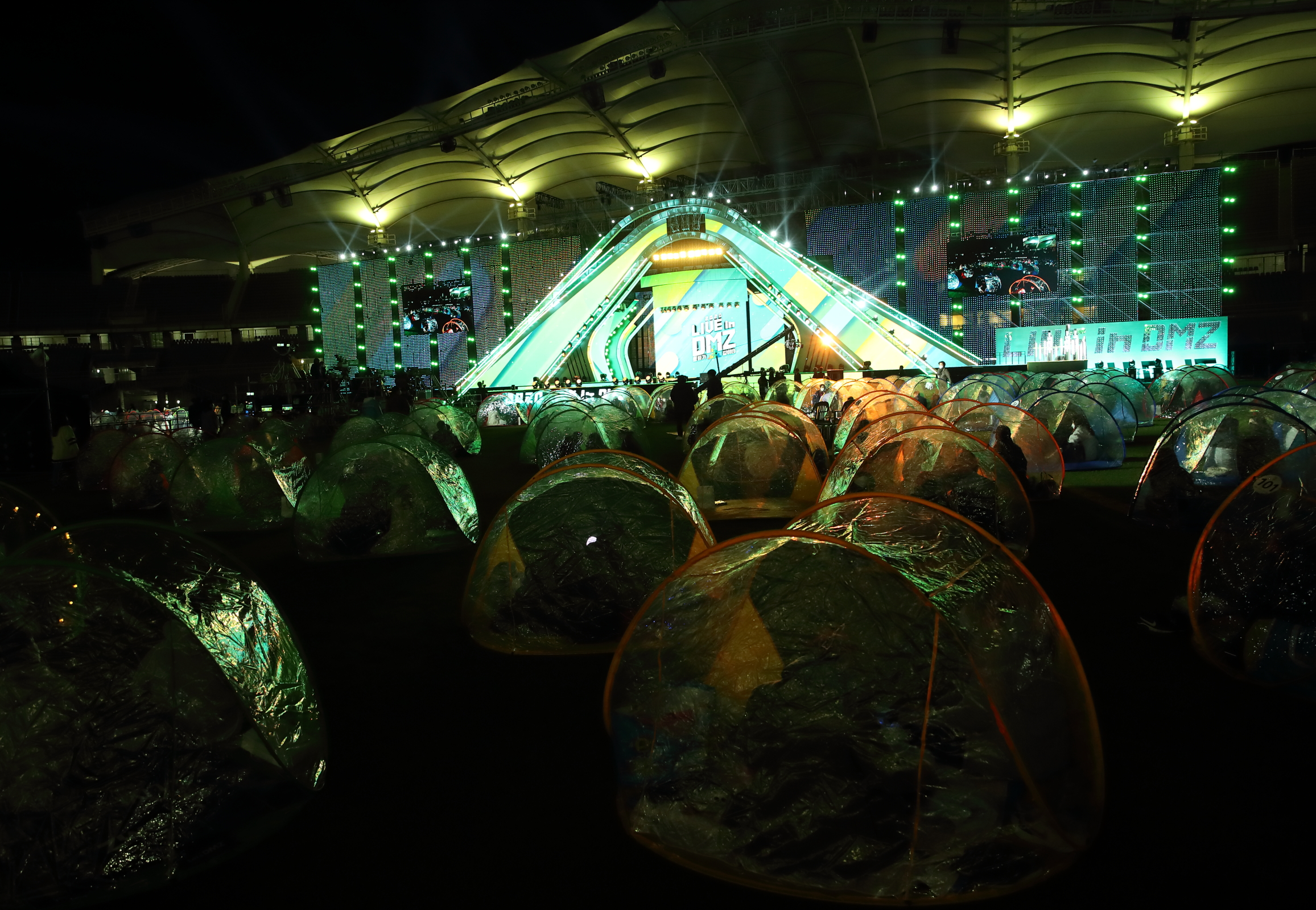 DMZ Concert_Dome Tents_Image: Gyeonggi Provincial Government