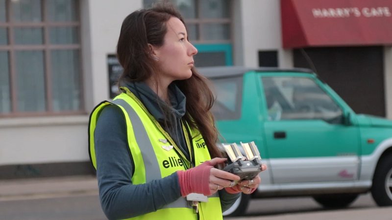 Ellie Mackay Ellipsis Earth CEO flying drone Credit Ellipsis Earth Ellie Mackay, Ellipsis Earth CEO