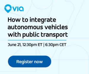 Webinar: How to integrate autonomous vehicles with public transport
