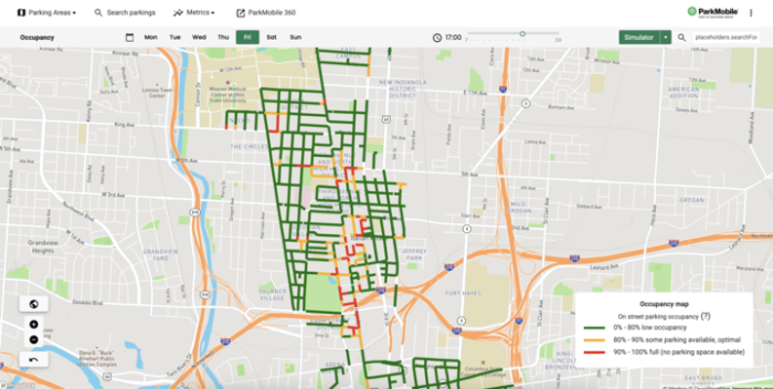 Parking Map Example Enabling better decision-making with parking data - Cities Today