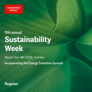 Economist Impact Sustainability Week @ Intercontinental London - the O2 | England | United Kingdom